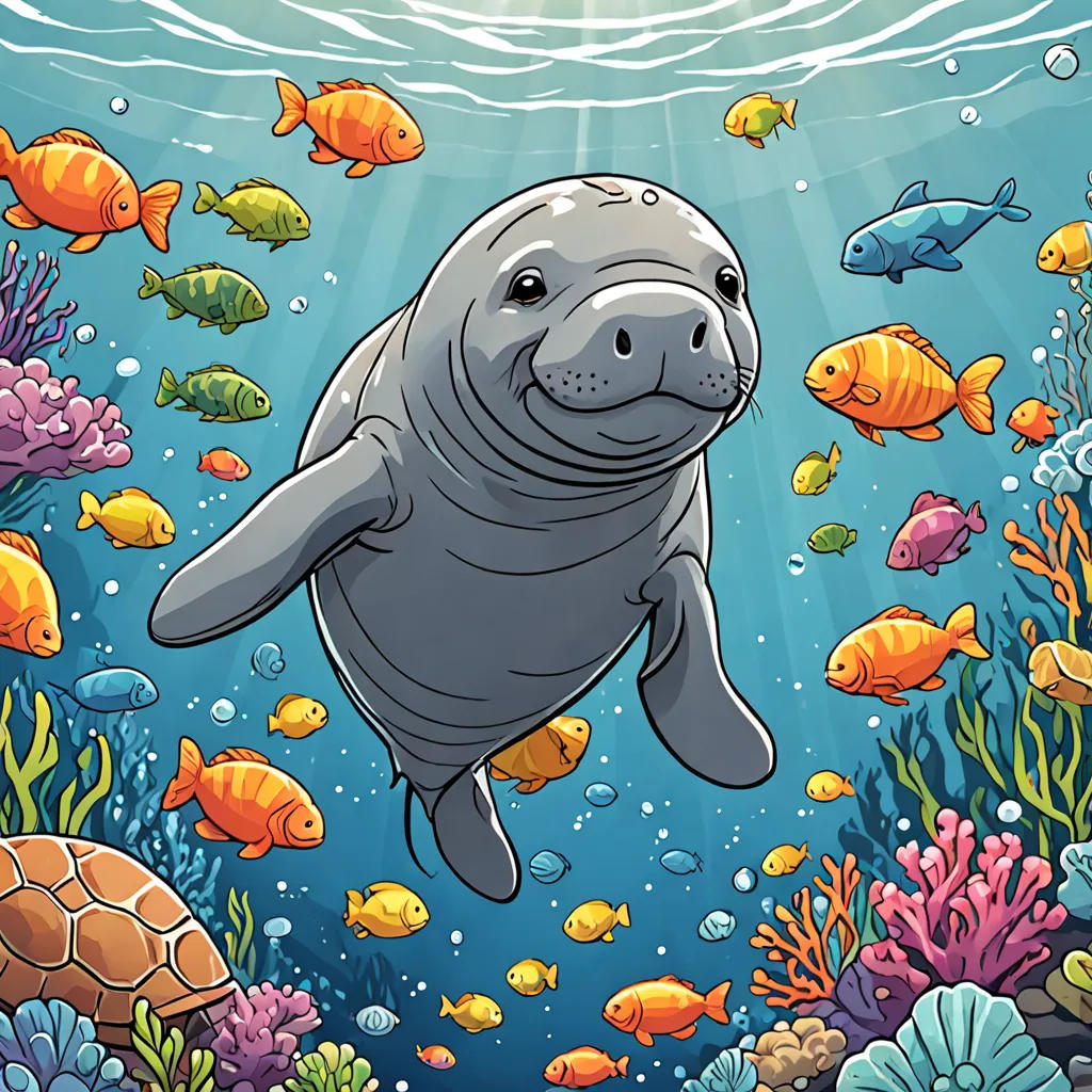 Molly the Manatee's Ocean Adventure