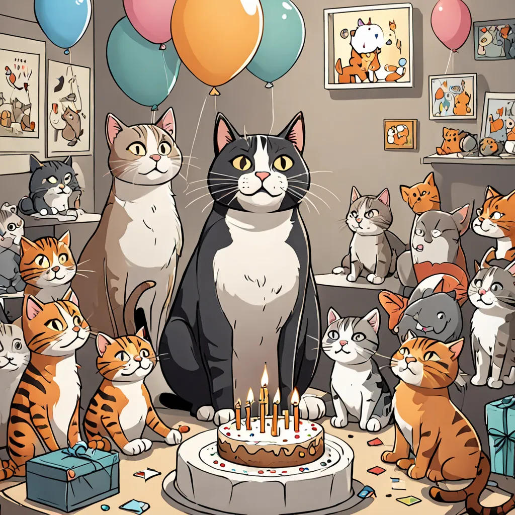 The Cat's Birthday Surprise