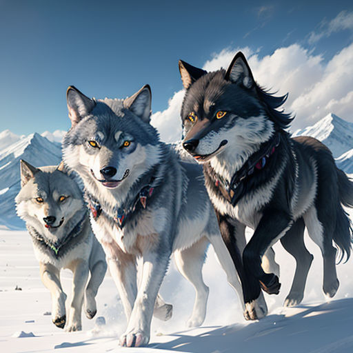 The Wolves of the Mongolian Steppe