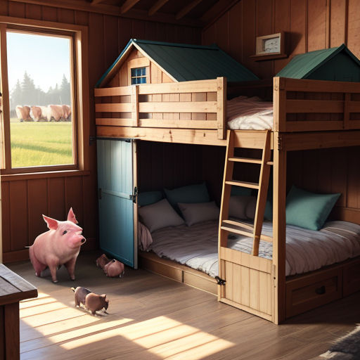 The Three Little Pigs and the Big Bad Wolf