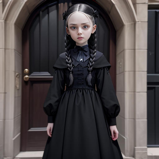Wednesday Addams at Hogwarts