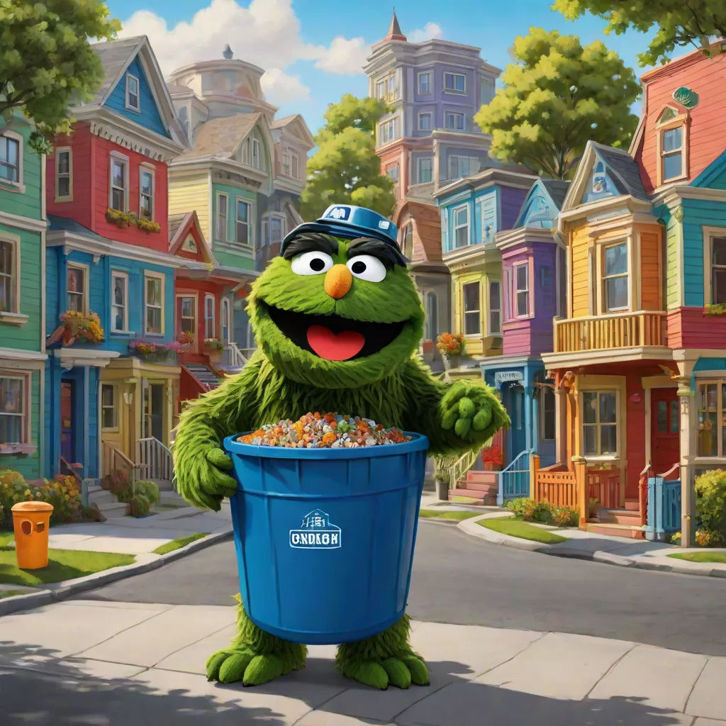 Oscar the Grouch Finds a New Home