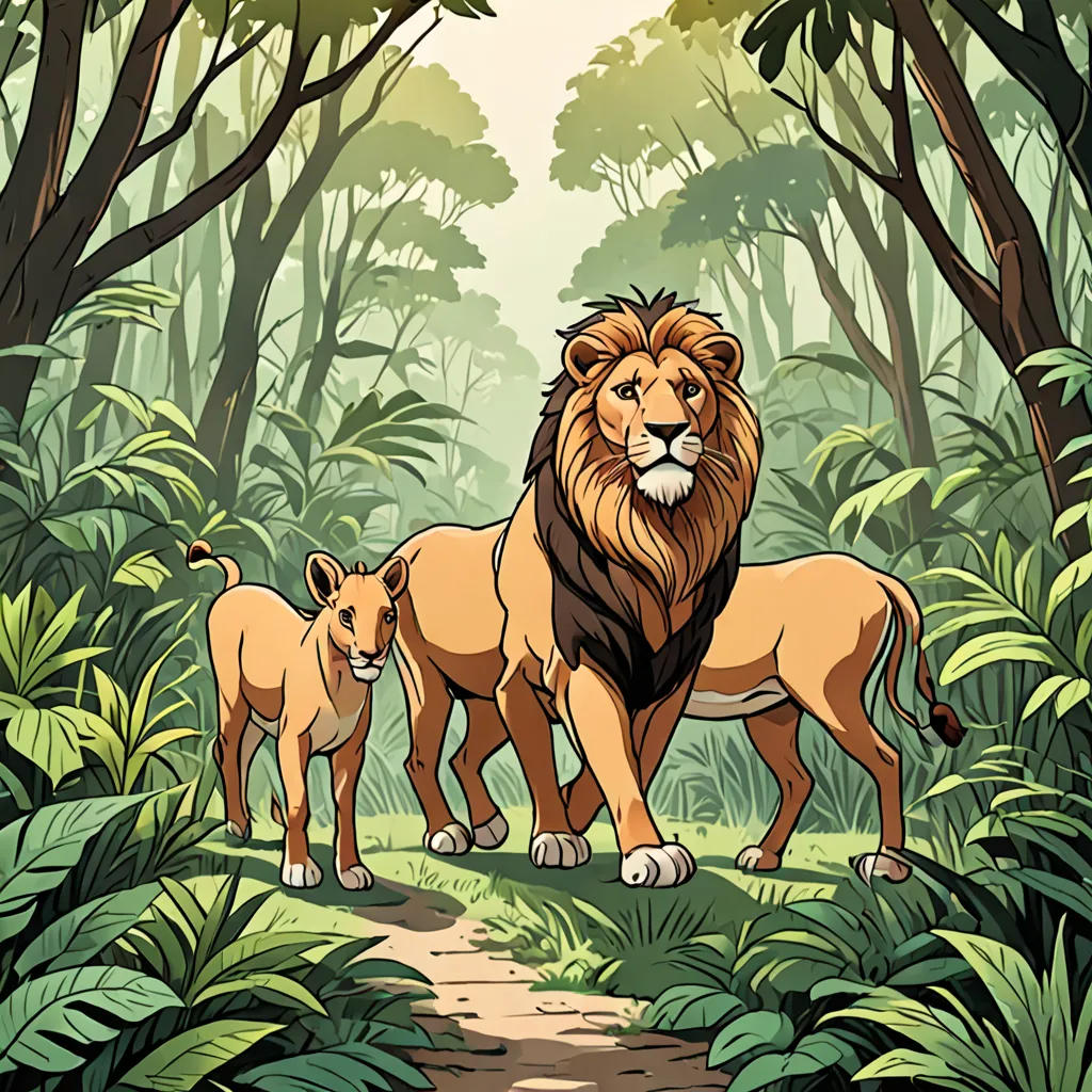 The Lion and the Deer