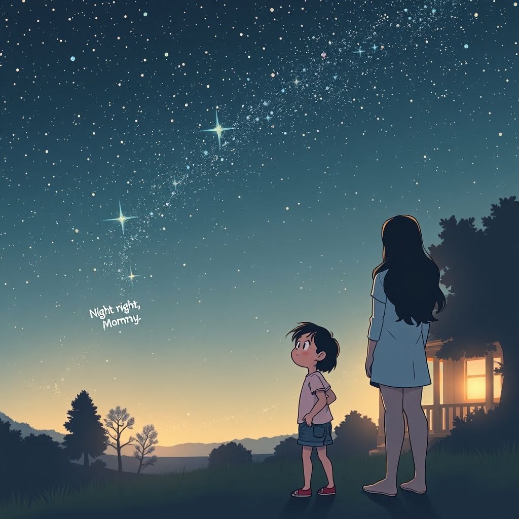 "Night-night, Mommy," she mumbled, her words laced with the innocence of a child who had unknowingly made the world a better place through simple acts of kindness.