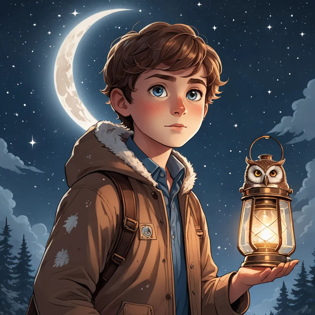 Oliver and the Starlight Lantern: A Journey of Friendship and Discovery