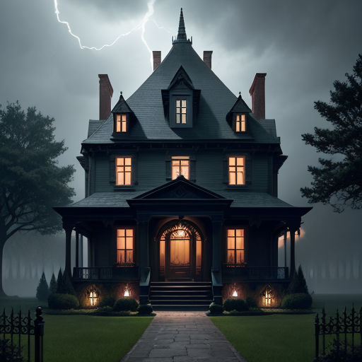 Lexica - A mansion that cast a long, foreboding shadow upon the land –  Ravenswood Manor. A sprawling edifice with turrets and ivy-covered walls,  it h