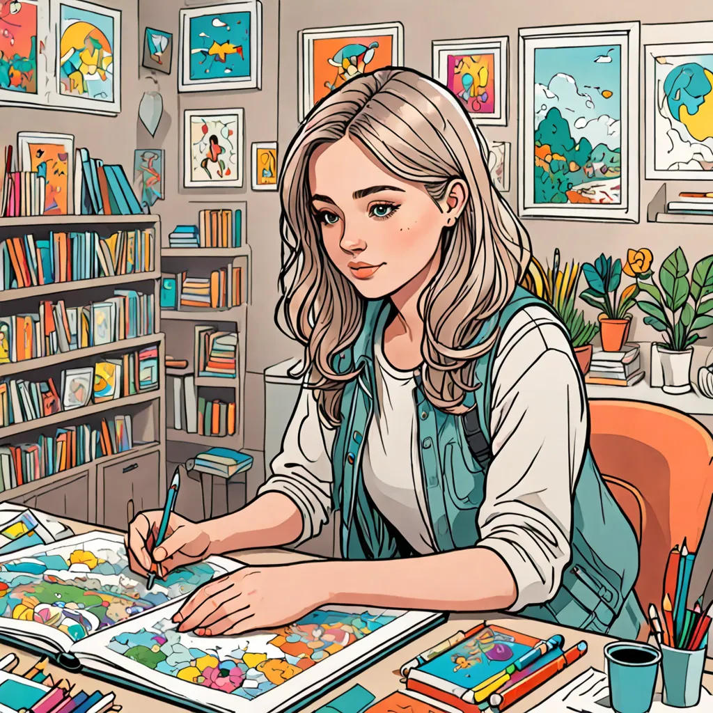 The Magic Coloring Book