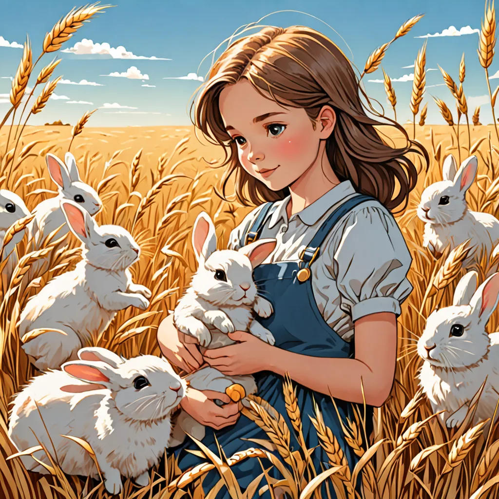 Emily's Adventure in the Wheat Field