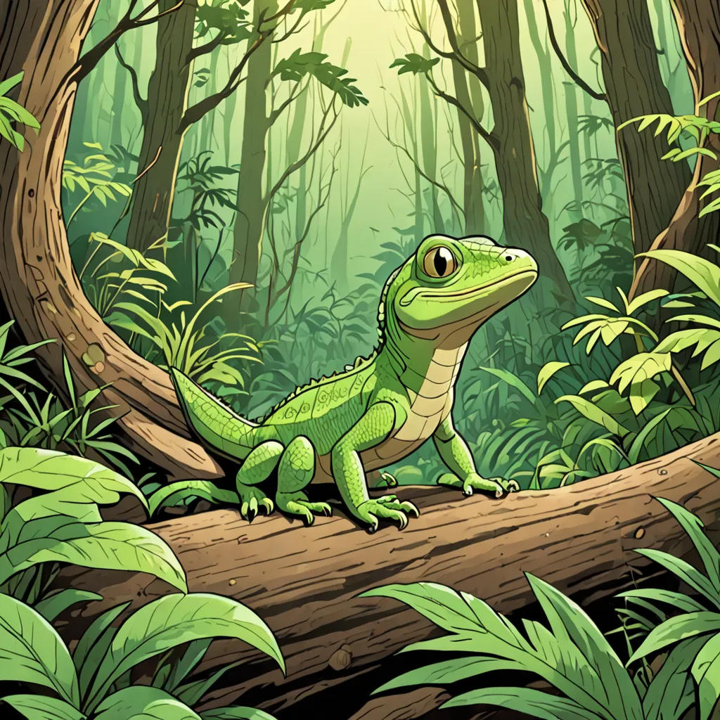 The Perilous Quest of Lenny the Lost Lizard