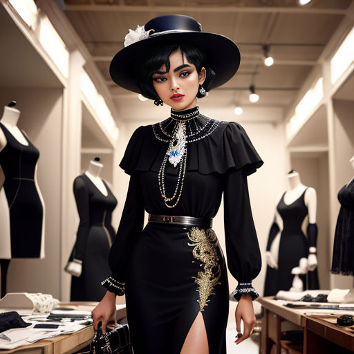 The Iconic Little Black Dress of Coco Chanel - Angela van Rose