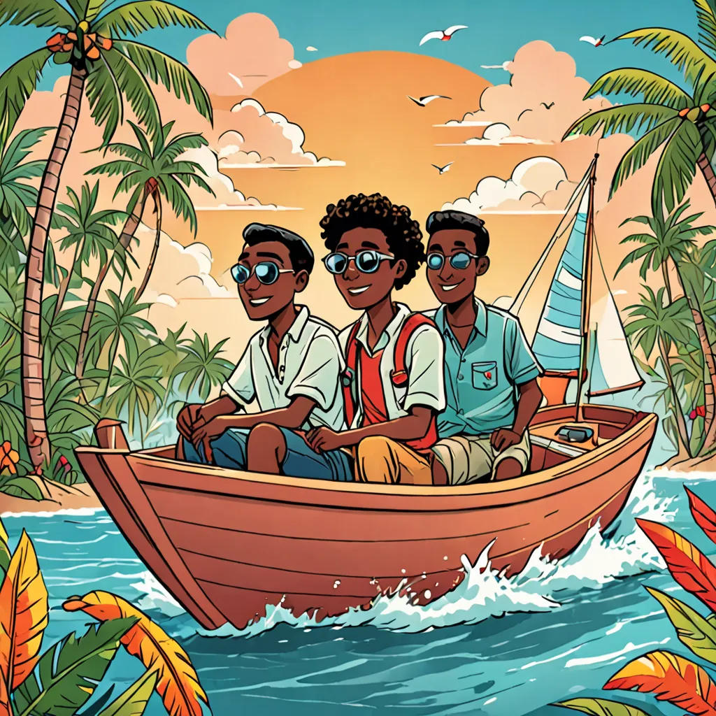 The Caribbean Adventure of Two Best Friends