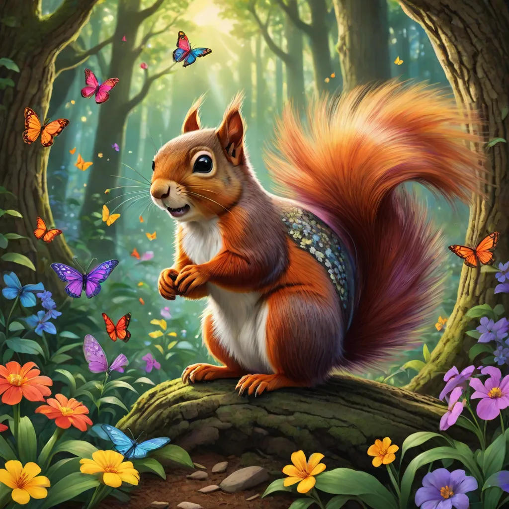 The Adventures of Sparky the Brave Little Squirrel