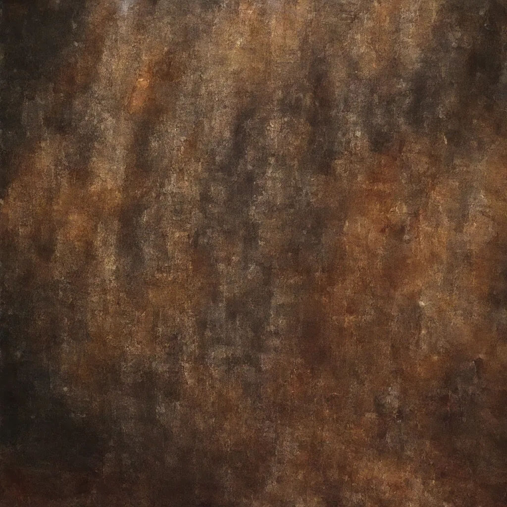 a brown background with a black border and a white border on the bottom of the image and a black border on the bottom of the image, tonalism, an abstract painting, Cimabue, painting