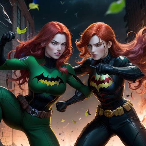 batgirl x poison ivy