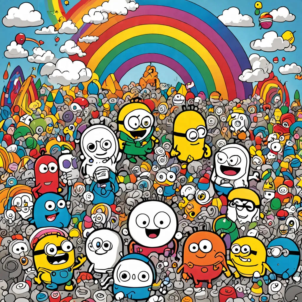 The Magical Adventure of Rainbow the Coloring Book