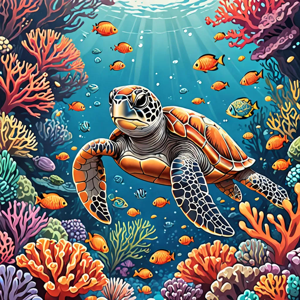 Ocean's Journey: The Turtle's Great Adventure