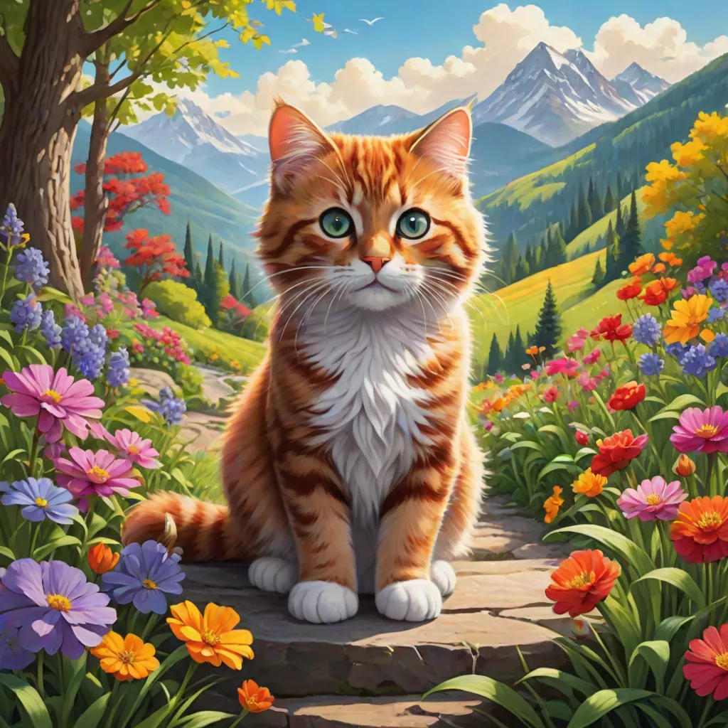 Whiskers' Colorful Adventure