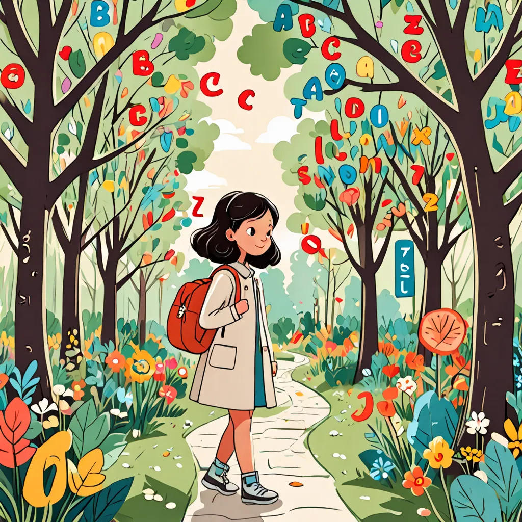 Lena's Adventures in the Alphabet Garden
