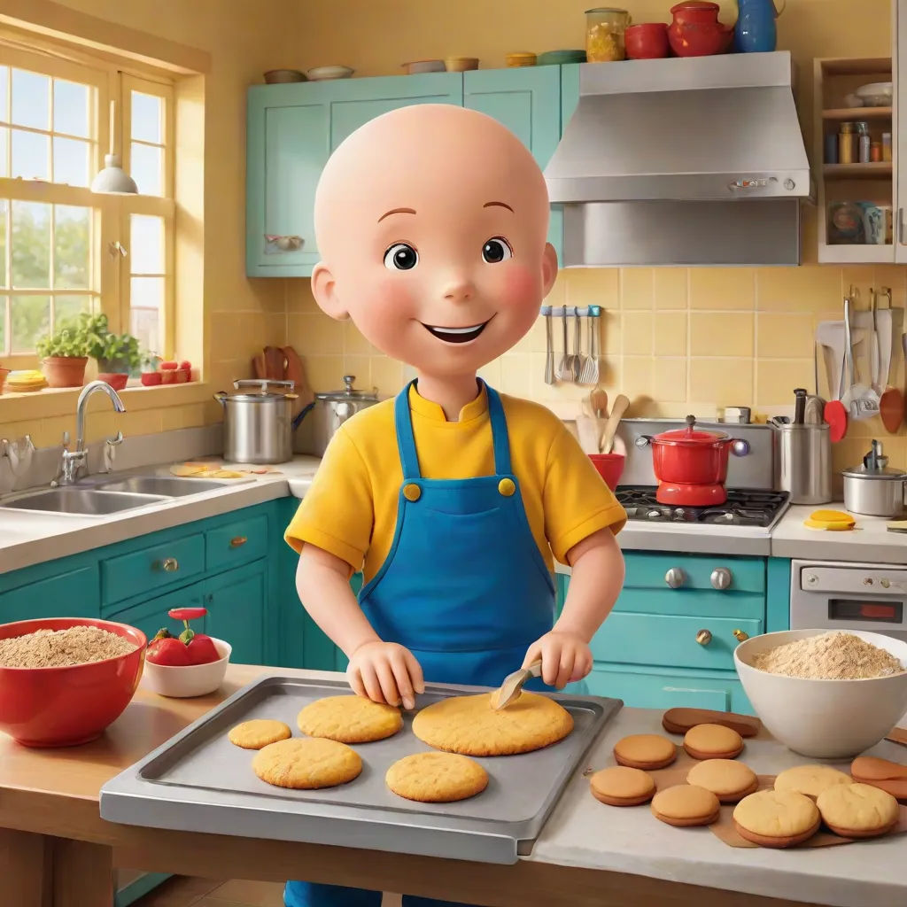 Caillou Makes Cookies