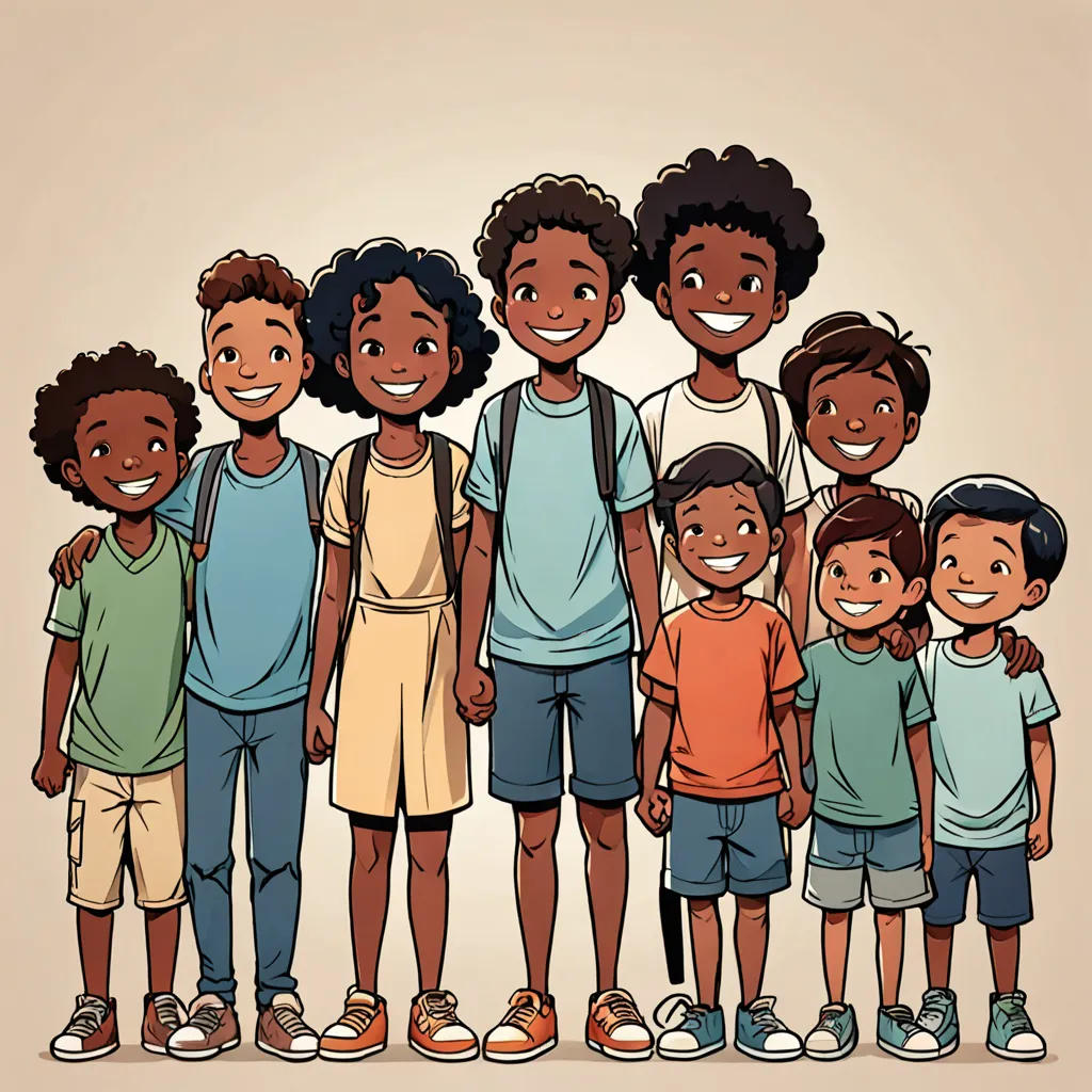 A Turma da Diversidade: Novos Amigos na Escola