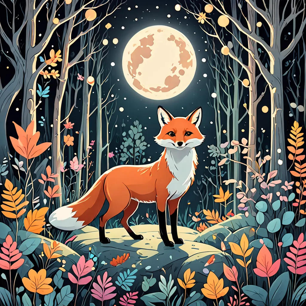 The Moonlit Forest