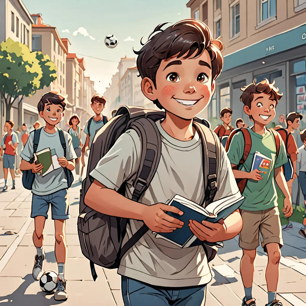 El Niño que Amaba Estudiar y Jugar