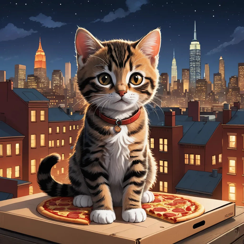 El gatito en Nueva York