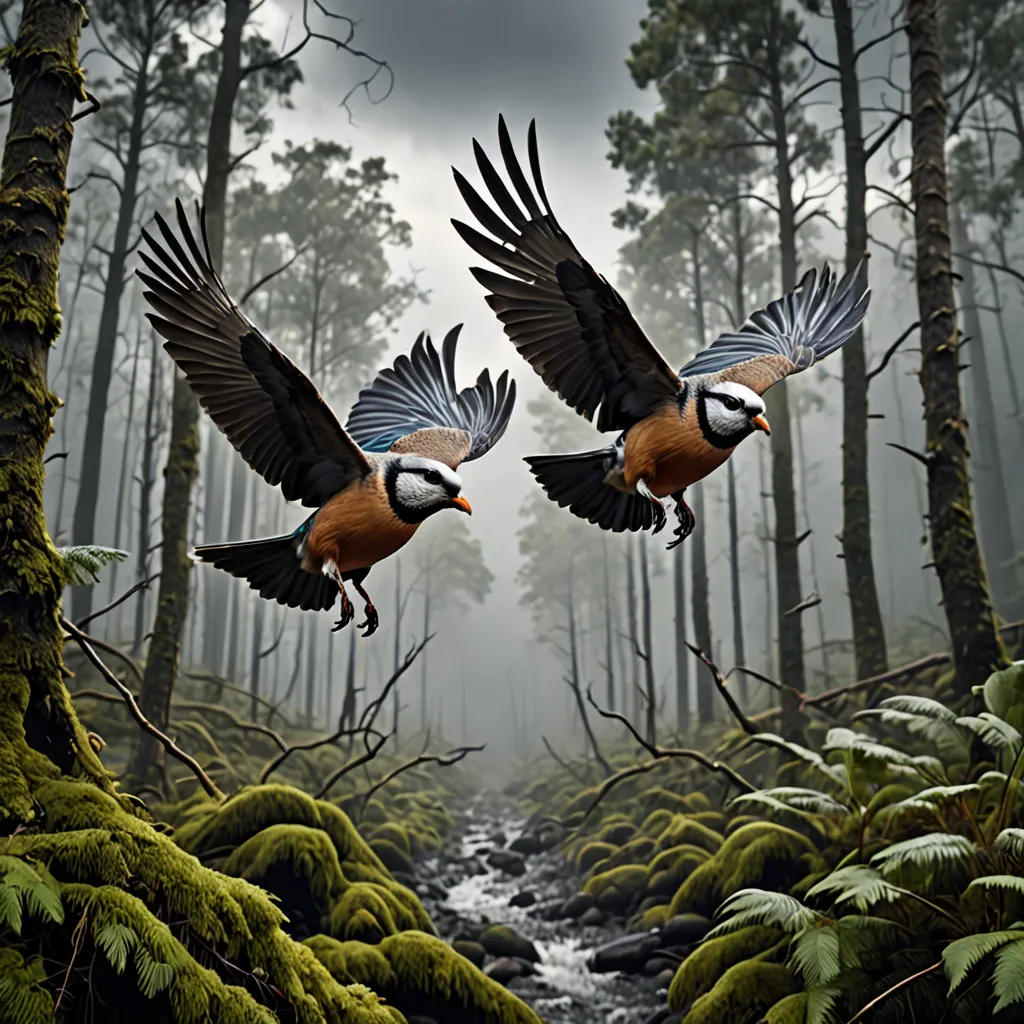 The Brave Birds of the Forest