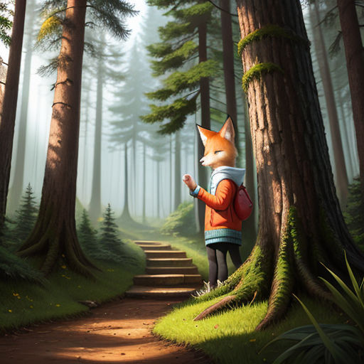 The Curious Adventure in the Forest