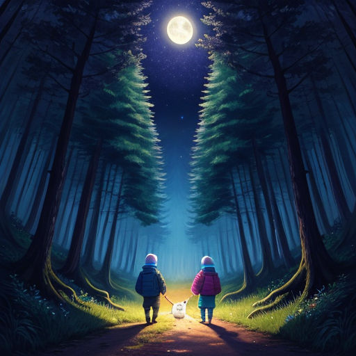 Bella and Zion's Nighttime Adventure