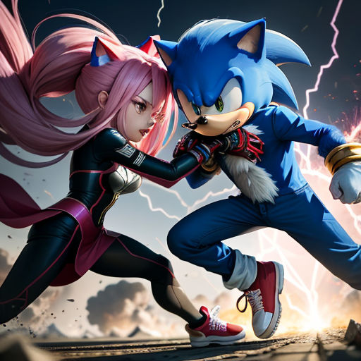 sonic.exe and amy.exe  Amy rose, Sonic and amy, Sonic funny