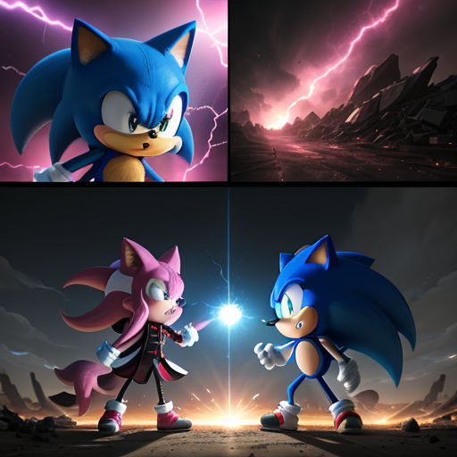 Sonic and Amy vs. Sonic.exe and Amy.exe