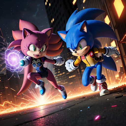 Sonic and Amy vs. Sonic.exe and Amy.exe