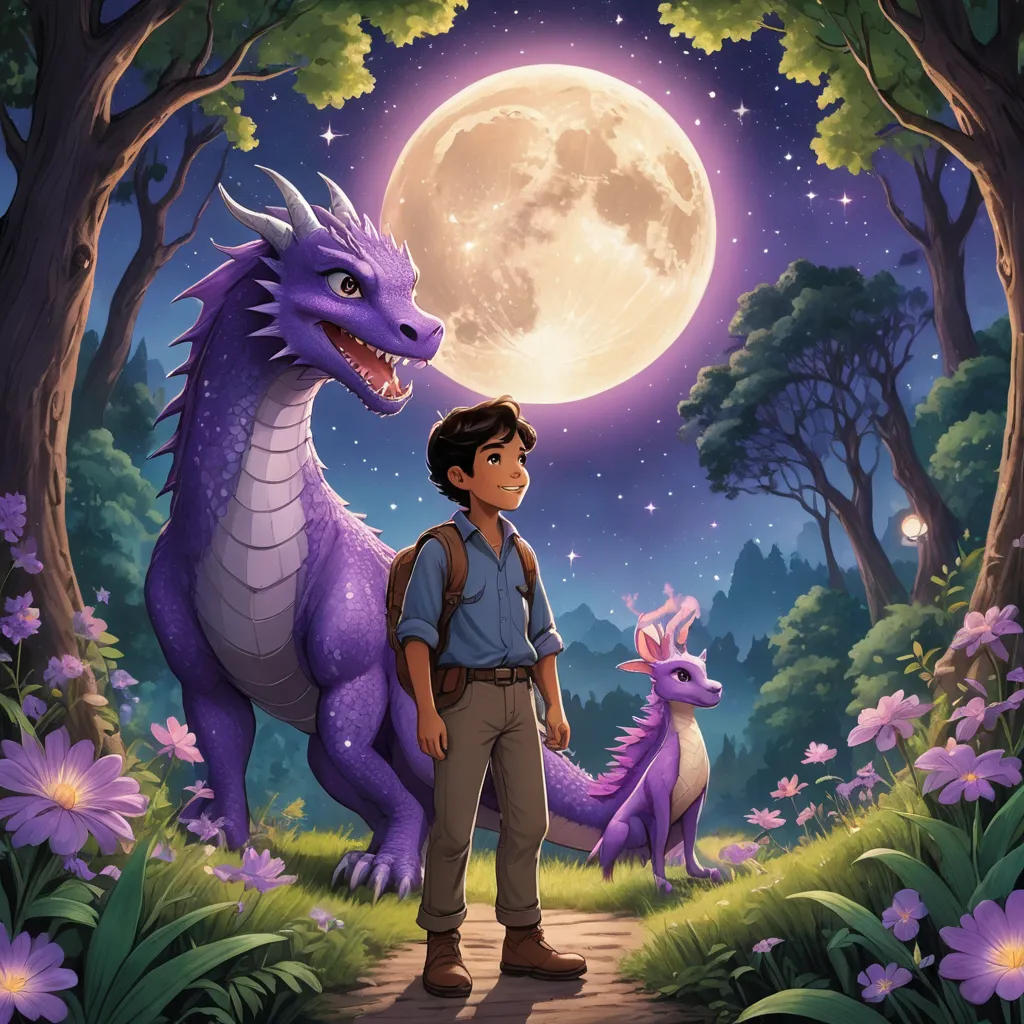 The Mystery of the Violet Dragon and its Magical Tail