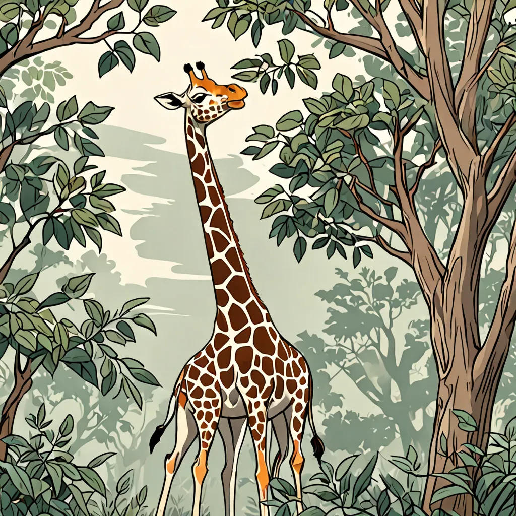 The Curious Giraffe