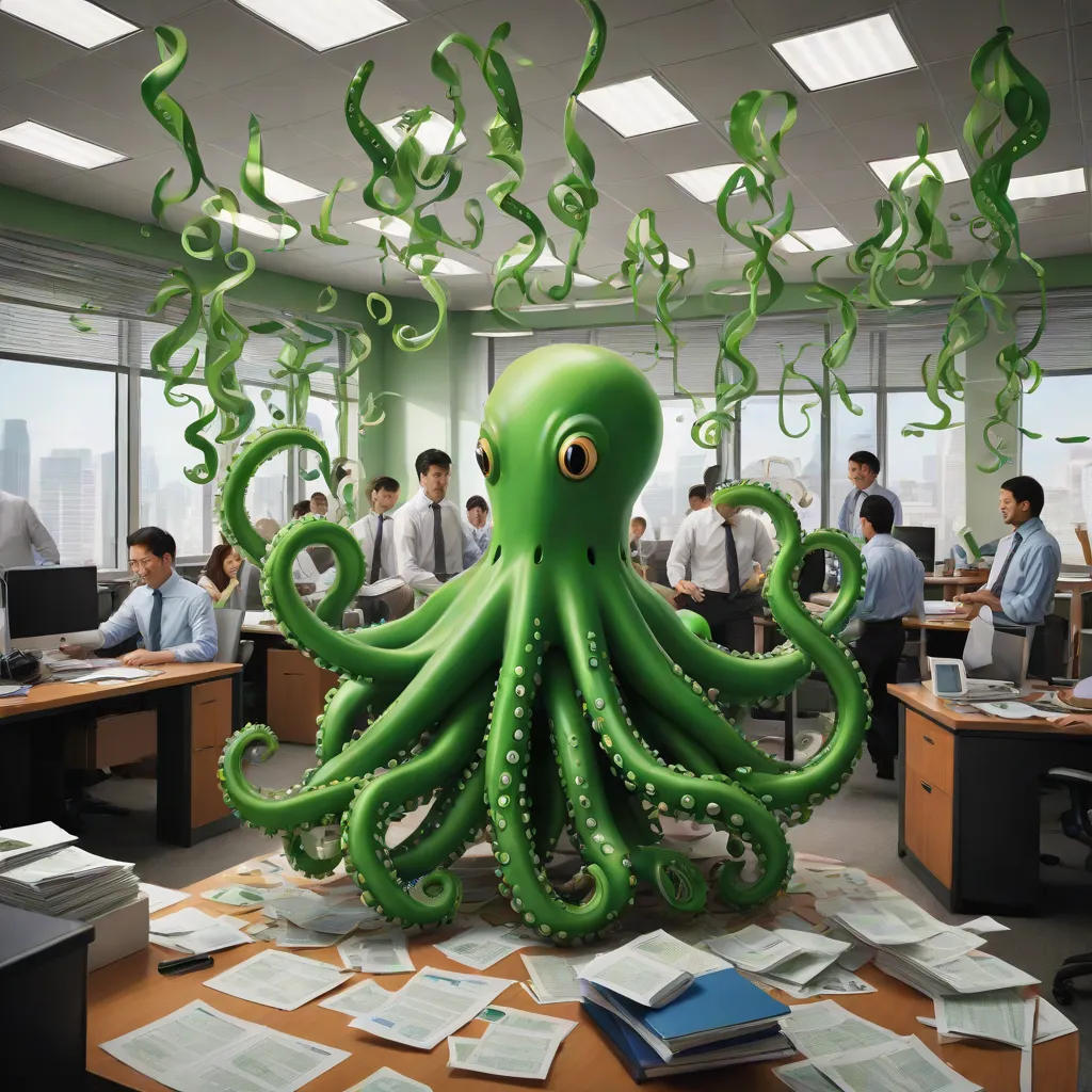 The Green Dancing Octopus