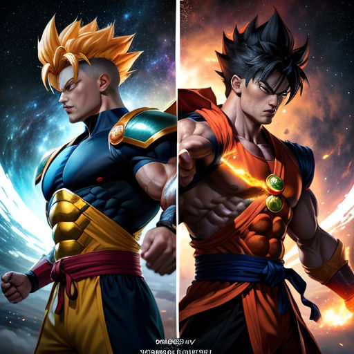 Goku vs Goku in Space