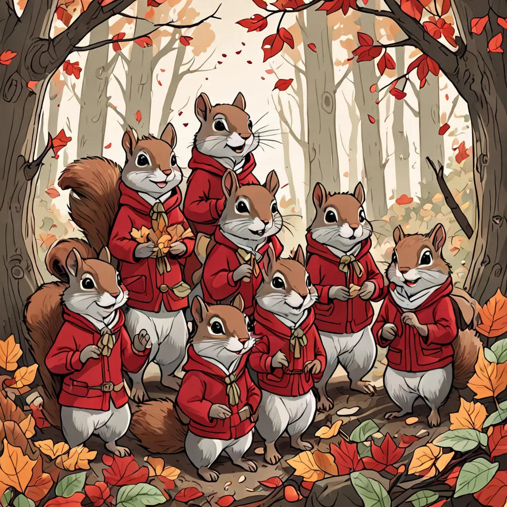 The Squirrel Scouts Get Creative