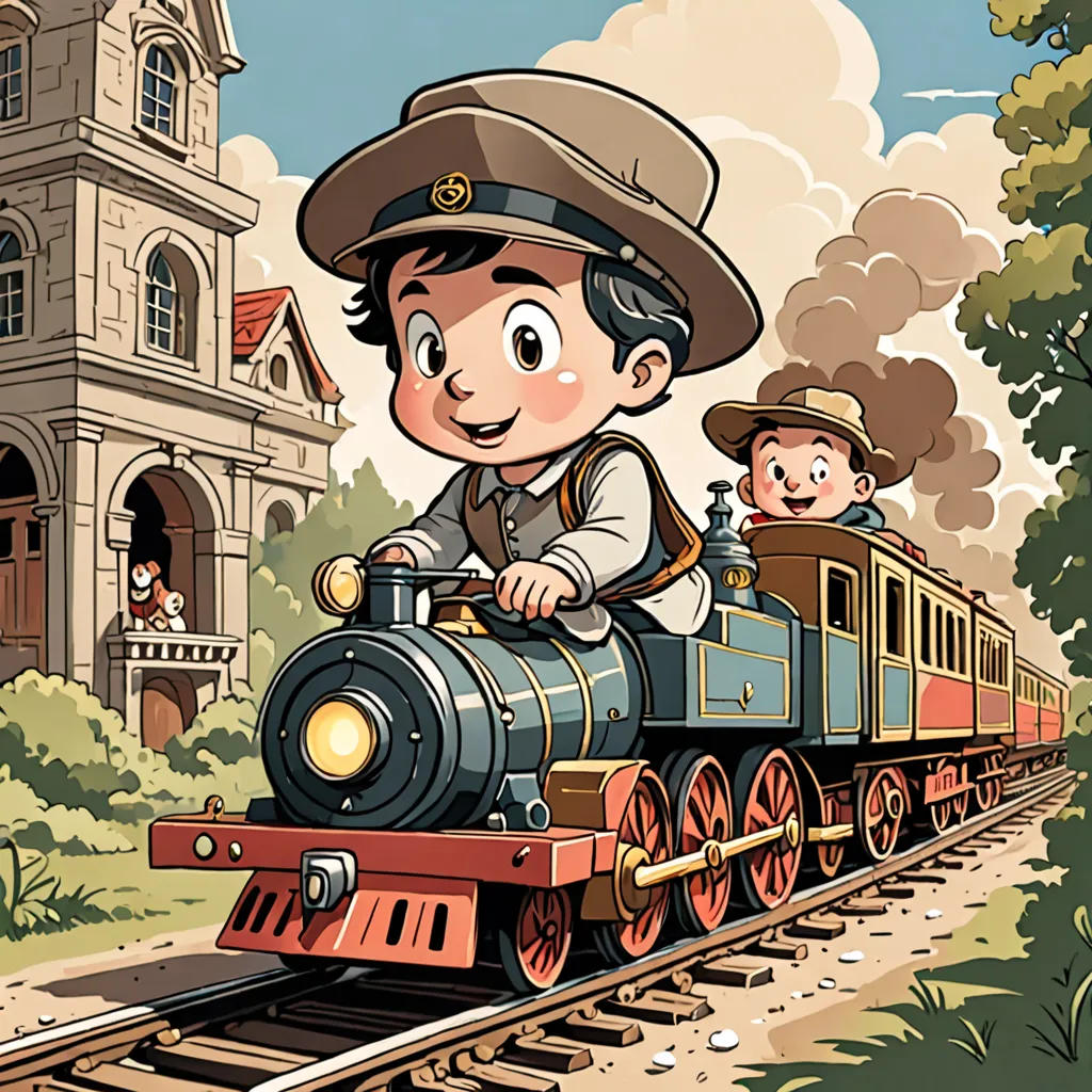 The Toy Train's Time Travel Adventure