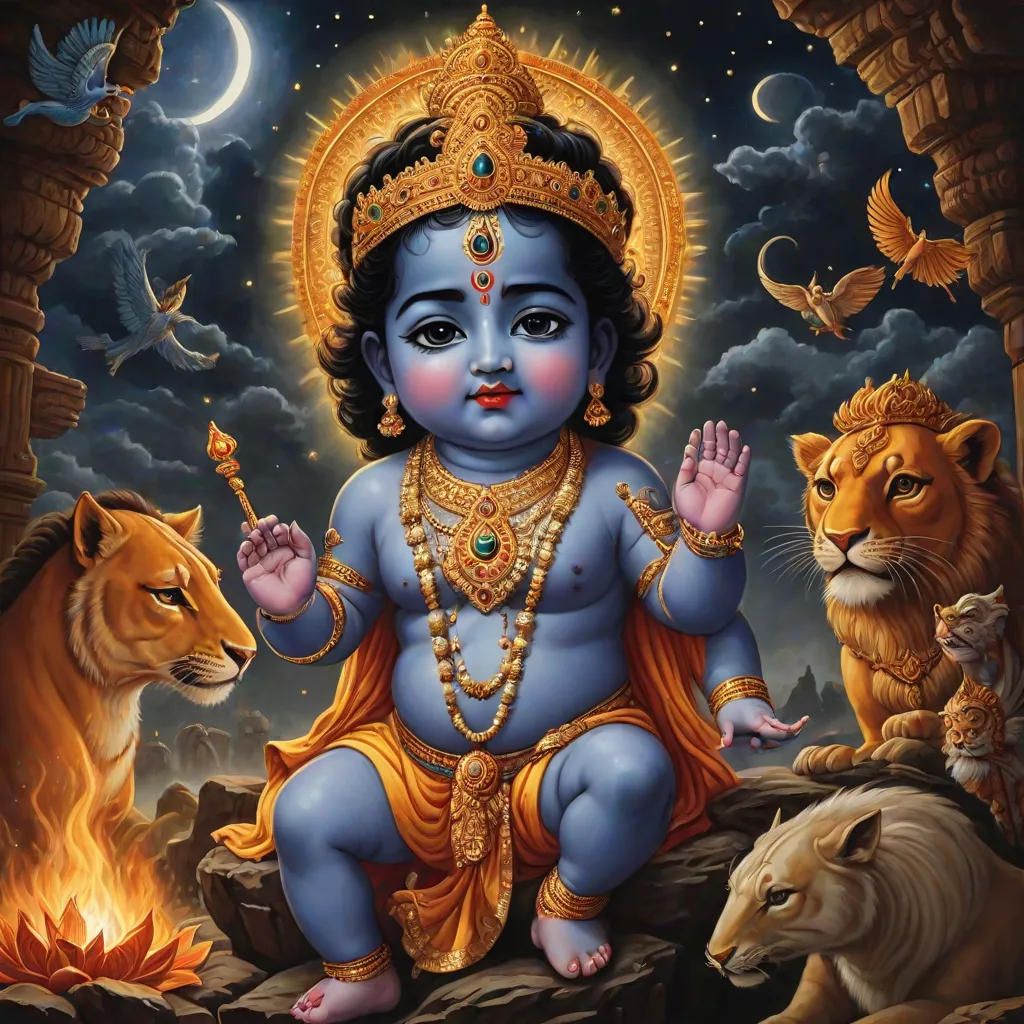 The Birth of Krishna: A Tale of Destiny