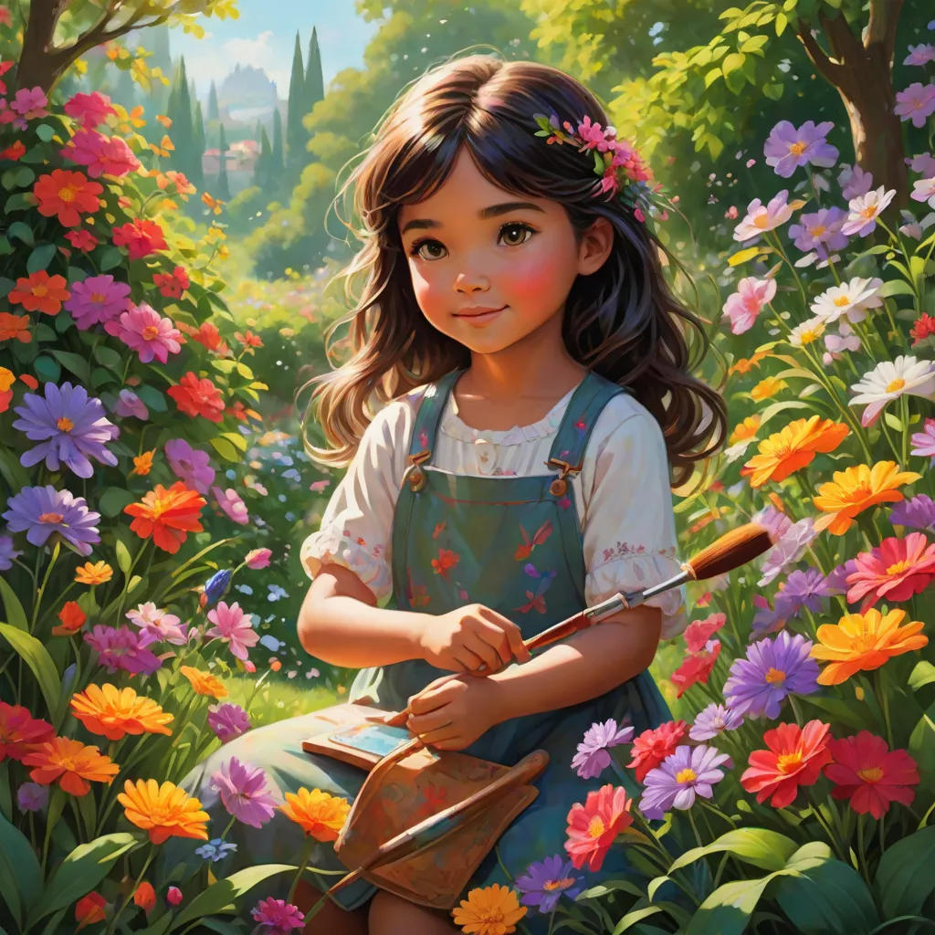 Mia and the Magical Paintbrush
