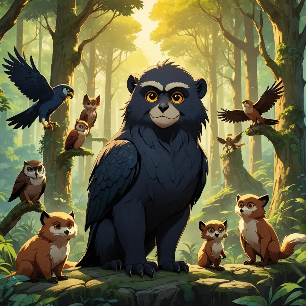 The Adventures in the Forest of Talking Animals