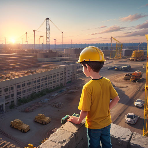 The Little Boy and the Construction Site