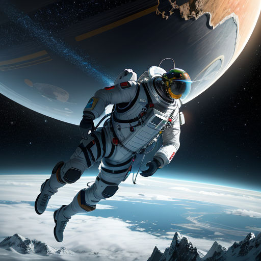 Experience the tranquility of space with this Astronaut 4K background  wallpaper for PC. in 2023