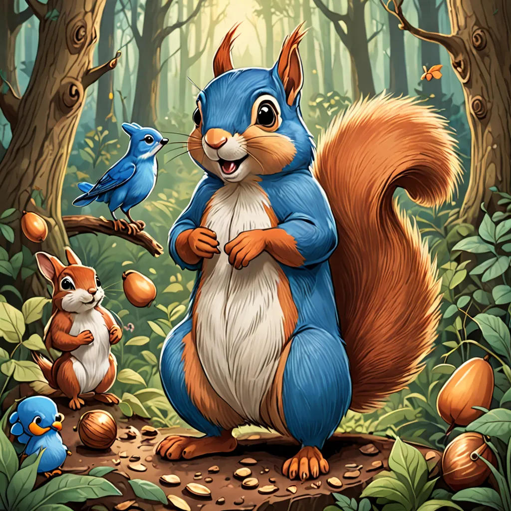 The Adventures of Sammy the Squirrel: A Journey through the Enchanted Forest