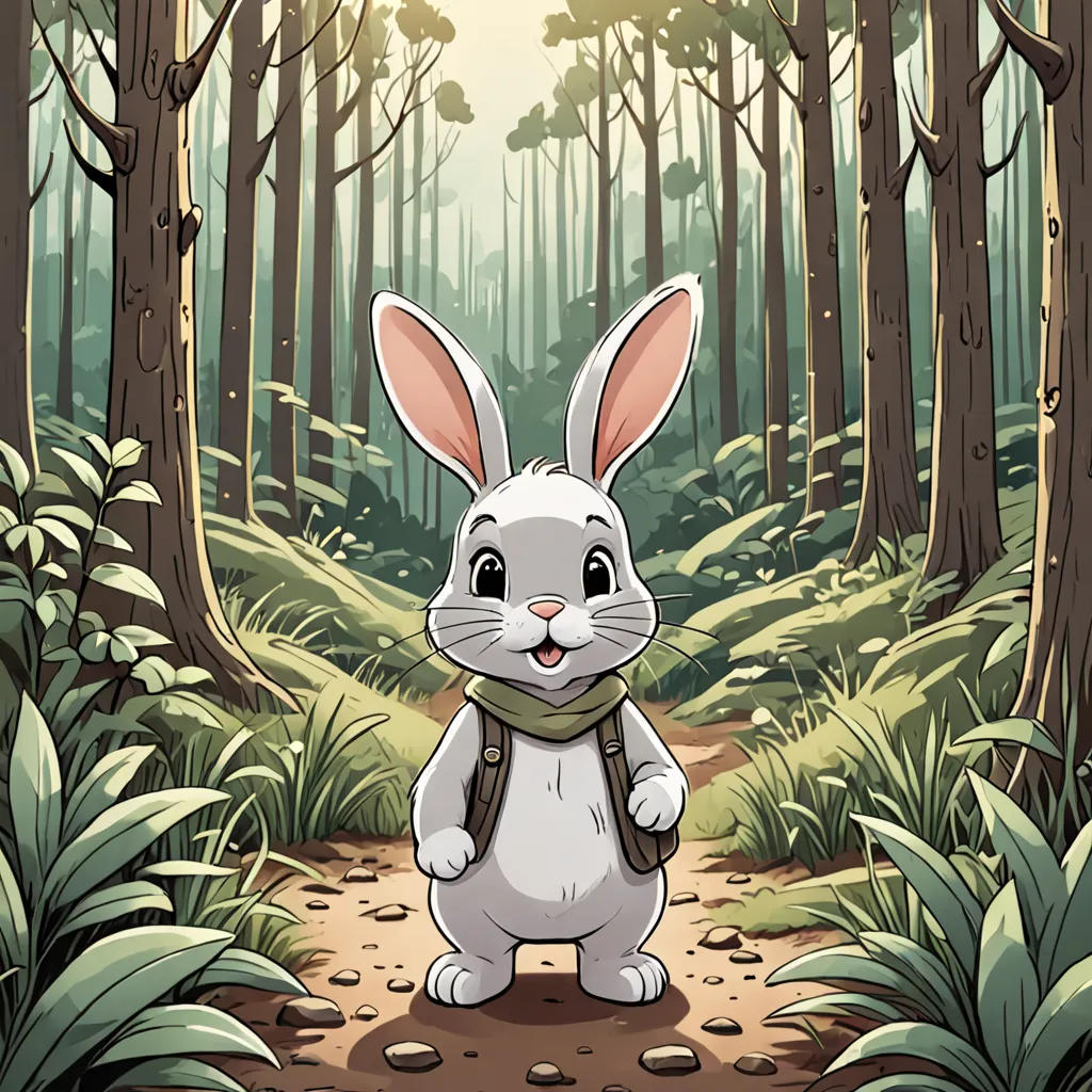 Benny the Brave Bunny and the Magic Forest
