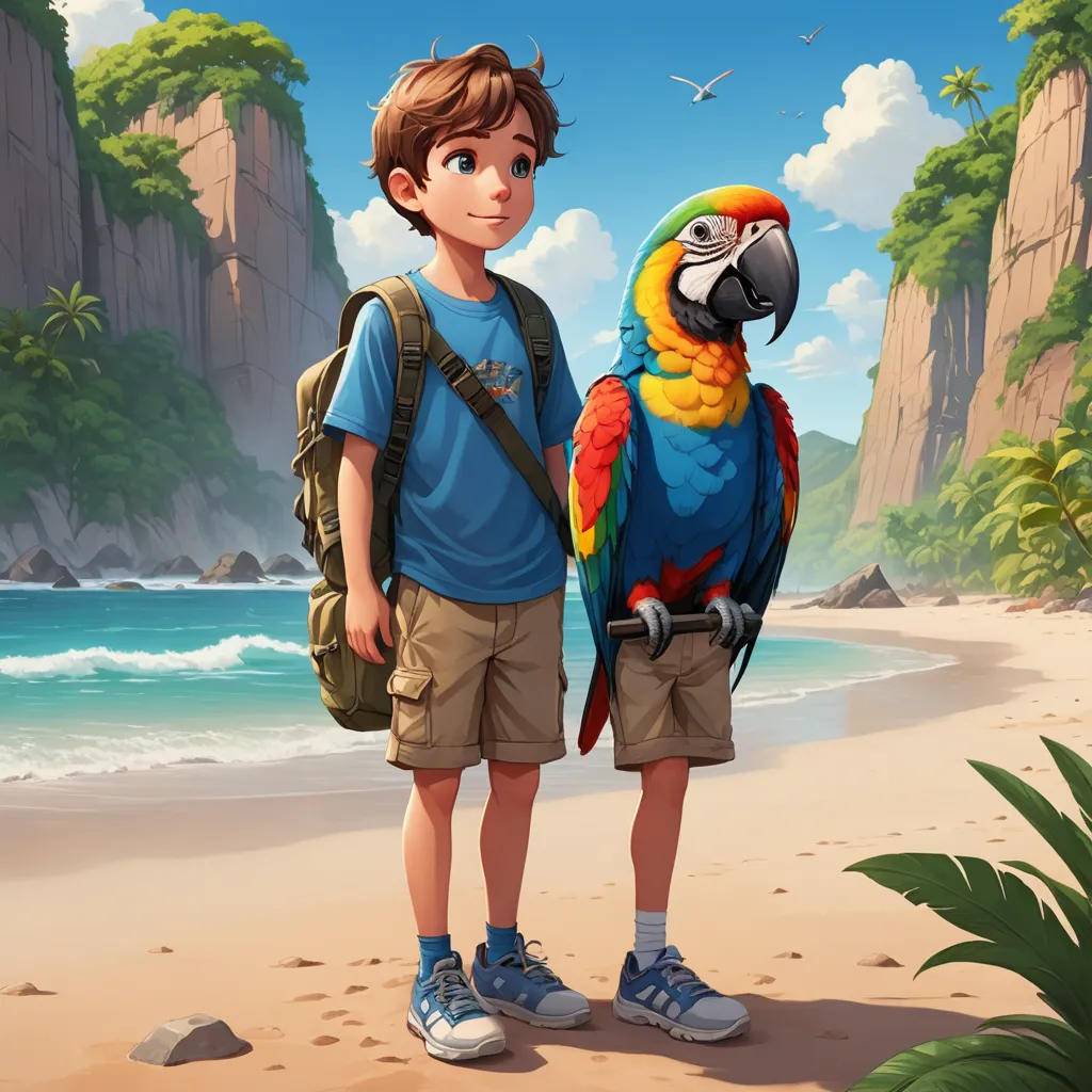 The Boy and the Mysterious Island