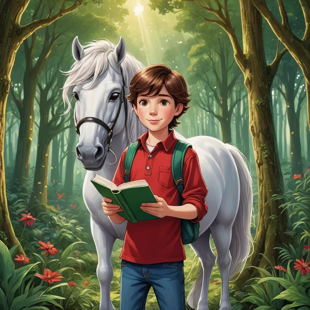 The Boy and the Magical Book
