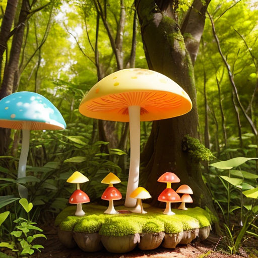The Colorful Mushroom Carnival