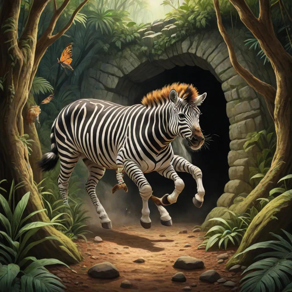 The Clever Zebra's Escape